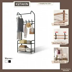 Rak Hanger Topi Pakaian