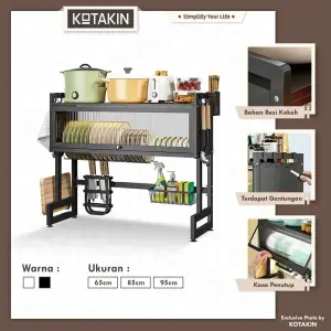 Rak Piring Wastafel Tutup