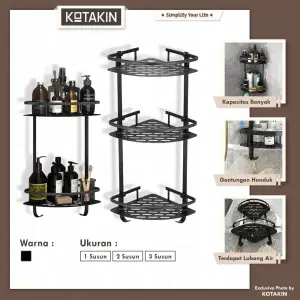 Rak Sudut Aluminium