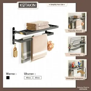 Rak Handuk Aluminium