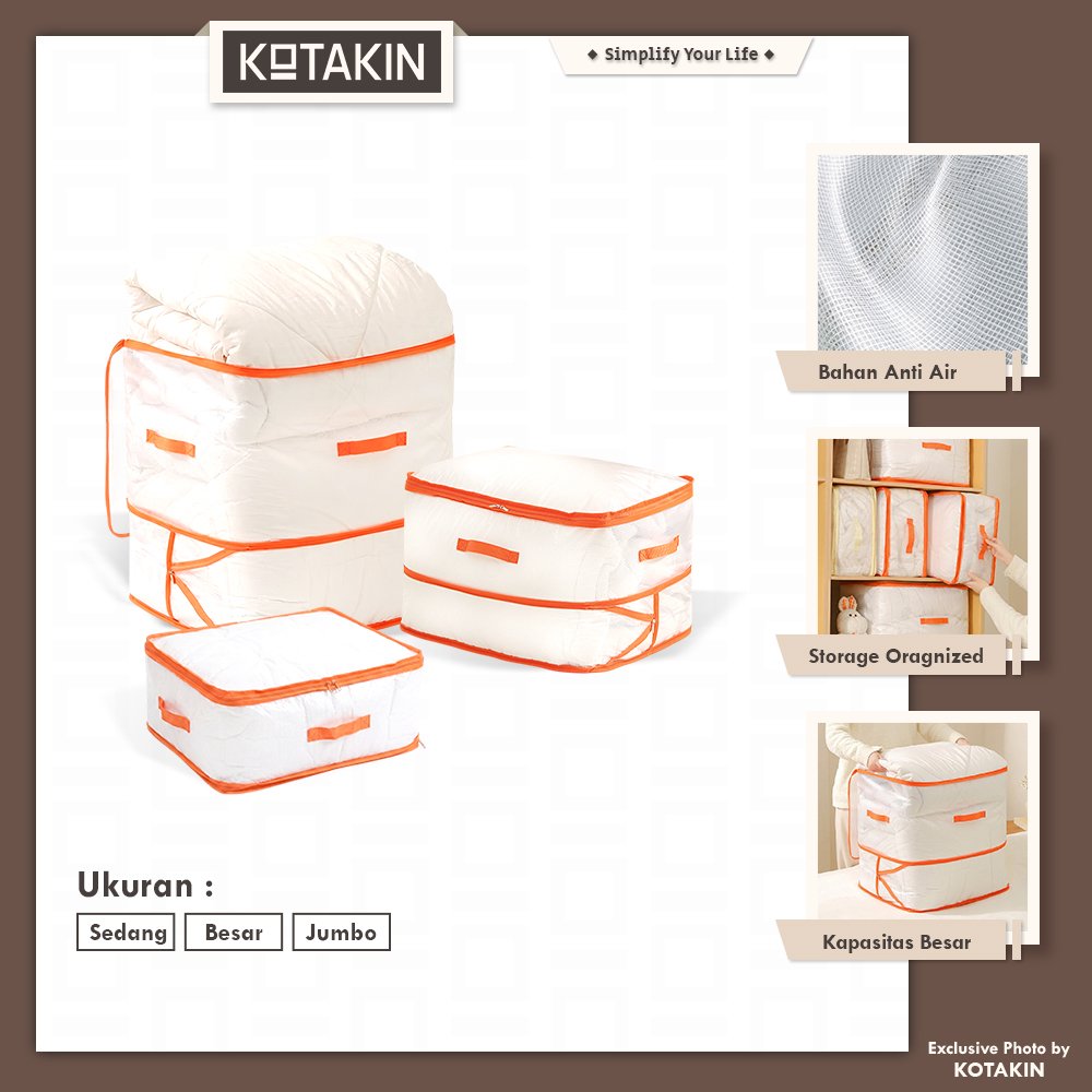 Tempat Penyimpanan Bed Cover Selimut